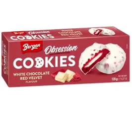 Bergen Obsession Red Velvet Cookies 128g Coopers Candy