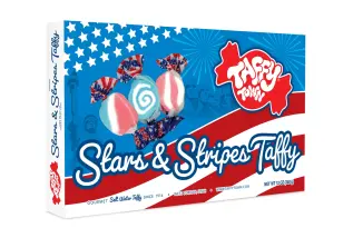 Taffy Town Salt Water Taffy Stars & Stripes Gift Box 340g Coopers Candy