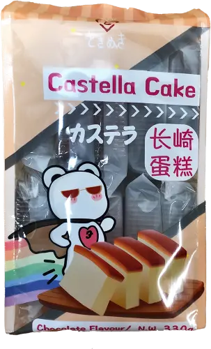 Tokimeki Castella Cake Chocolate Flavour 330g Coopers Candy