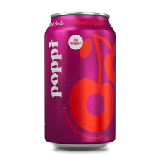 Poppi Prebiotic Soda Cherry Cola 355ml Coopers Candy