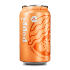 Poppi Prebiotic Soda Orange Cream 355ml Coopers Candy