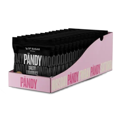 Pandy Candy Salty Liquorice 50g x 14st Coopers Candy