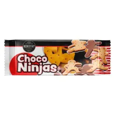 Nordthy Choco Ninjas Biscuits 105g(BF:2025-06-26) Coopers Candy
