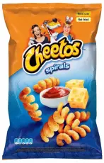 Cheetos Spirals Ketchup & Ost 130g Coopers Candy