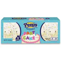 Peeps Marshmallow Chicks Party Cake 4-pack 42g Coopers Candy