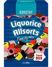 Nordthy Licorice Allsorts Family Mix 600g Coopers Candy