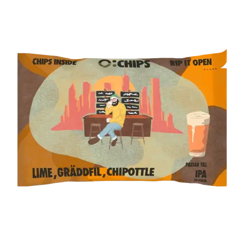 Ö-Chips IPA - Lime, Gräddfil, Chipotle 50g Coopers Candy