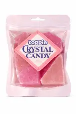 Toppie Crystal Candy Jordgubb 40g Coopers Candy
