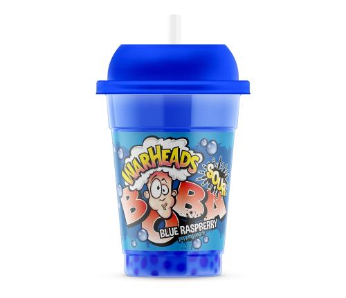 Warheads Boba Sour Blue Raspberry 400ml Coopers Candy
