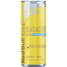 Red Bull Summer Ed Sukkerfri Sudachi Lime 25cl Coopers Candy