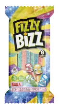 Fizzy Bizz Sura Fruktst&auml;nger Mix 80g Coopers Candy