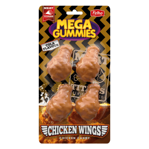 Mega Gummies Chicken Wings 120g Coopers Candy