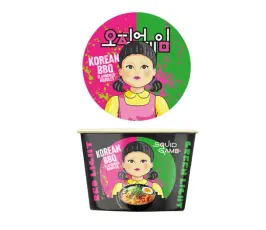 Squid Game Korean BBQ Flavoured Noodles 105g Coopers Candy