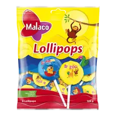 Malaco Lollipops 128g Coopers Candy