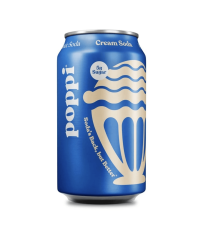 Poppi Prebiotic Soda Cream Soda 355ml Coopers Candy