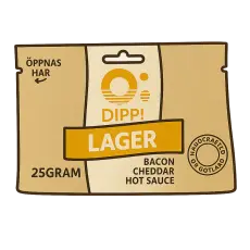 Ö-Chips Dippmix Lager - Bacon, Cheddar, Hot Sauce 25g Coopers Candy