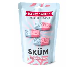 Happysweets Sk&uuml;m Bubblegum 145g Coopers Candy