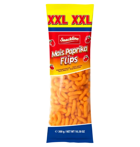 Snackline XXL Corn Flips with Paprika 300g Coopers Candy
