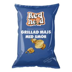 Redhead Chips Grillad Majs med Smör 150g Coopers Candy