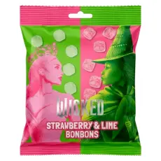 Wicked Jordgubb & Lime BonBons 90g Coopers Candy