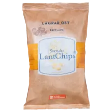 Lantchips Lagrad Ost Räfflade 200g Coopers Candy