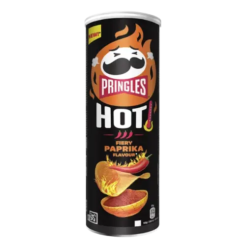 Pringles Hot Fiery Paprika 160g Coopers Candy