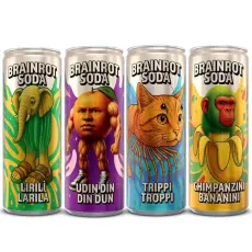 Brainrot Soda 25cl 4-pack Coopers Candy