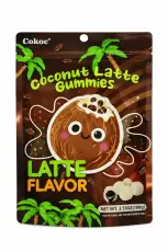 Cokoc Gummies Coconut Latte Flavor 100g Coopers Candy