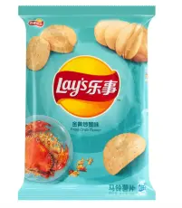 Lays Potetgull Fritert Krabbe Smak 70g Coopers Candy