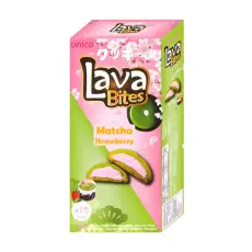 Lava Bites Cookies Matcha Strawberry 150g Coopers Candy
