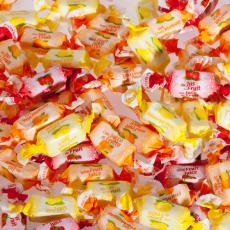 De Bron Fruitjuice Toffee Sugarfree 955g Coopers Candy