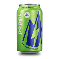Poppi Prebiotic Soda Alpine Blast 355ml Coopers Candy