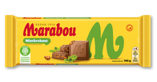 Marabou Mintkrokant 160g Coopers Candy
