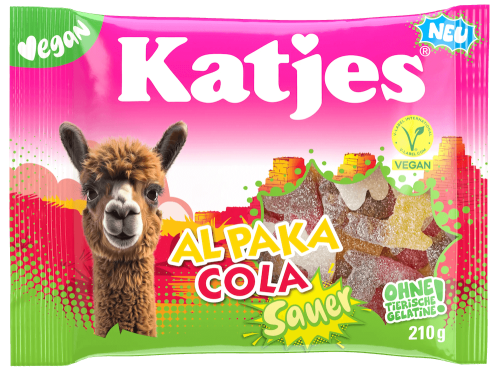Katjes Al Paka Cola Sur 210g Coopers Candy