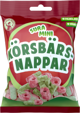 Sura Mini Körsbärsnappar 70g Coopers Candy