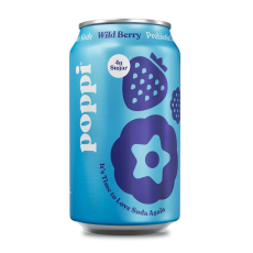 Poppi Prebiotic Soda Wild Berry 355ml Coopers Candy