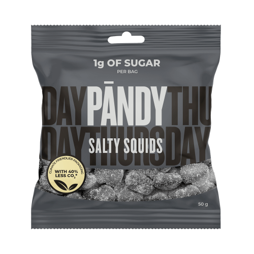 Pändy Candy Salty Squids 50g Coopers Candy