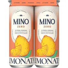 Mino Zero Limonata Citron & Persika 33cl x 4st Coopers Candy