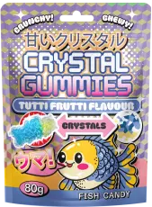 Crystal Gummies Tutti Frutti Flavour 80g Coopers Candy