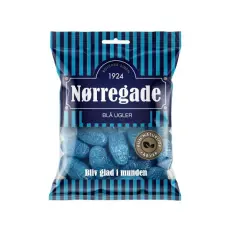 Norregade Bl&aring; Ugglor 85g Coopers Candy