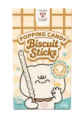 Tokimeki Biscuit Stick Popping Candy White Chocolate 40g Coopers Candy