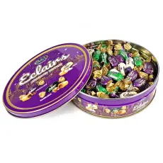 Eclairs blandade kolor presentf&ouml;rpackning 450g Coopers Candy