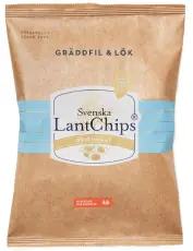 Svenska Lantchips Chips R&oslash;mme & L&oslash;k 200g Coopers Candy