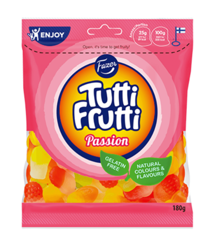 Tutti Frutti Passion 180g Coopers Candy