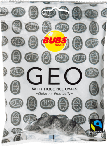 Bubs GEO Salty Liquorice 90g Coopers Candy