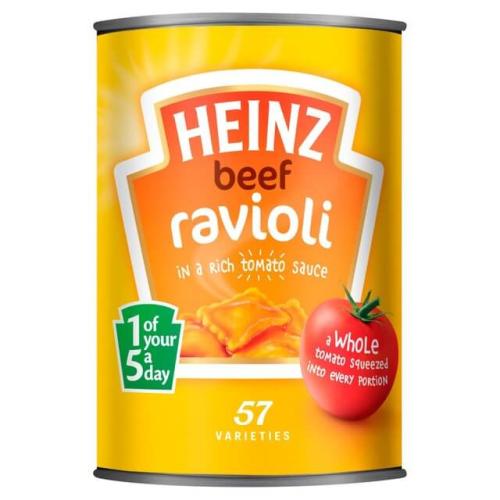 Heinz Beef Ravioli in a Rich Tomato Sauce 400g Coopers Candy