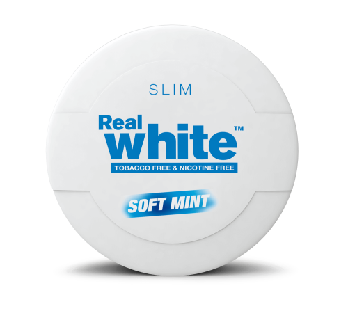 KickUp Real White Soft Mint Slim Nikotinfritt Snus Coopers Candy