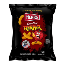 Herrs Carolina Reaper Flavoured Curls 70g Coopers Candy