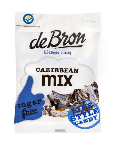 de Bron Caribbean Mix Sockerfri 90g Coopers Candy