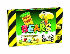 Toxic Waste Sour & Chewy Bears 85g(BF:2025-03-31) Coopers Candy